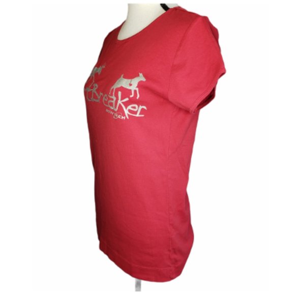 🔥Clearance🔥 BOWTECH - Red Short Sleeved Heartbreaker T-Shirt Size Large - Picture 2 of 7